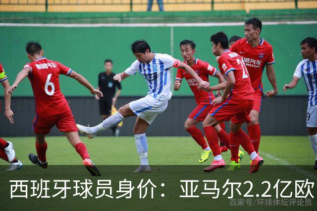 西班牙球员身价：亚马尔2.2亿欧，佩德里+库巴西+费尔明均过亿